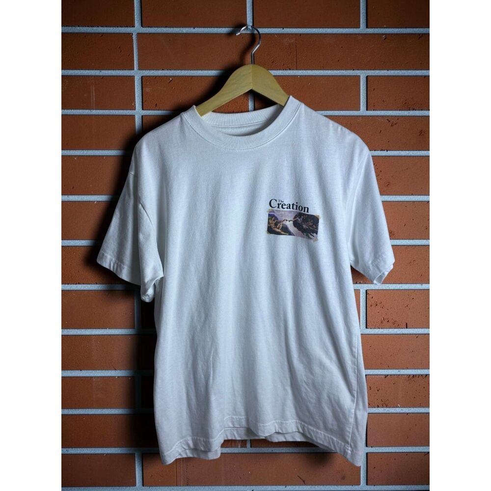 PacSun The Creation Graphic T Shirt Men's Medium White Los Angeles Tee
